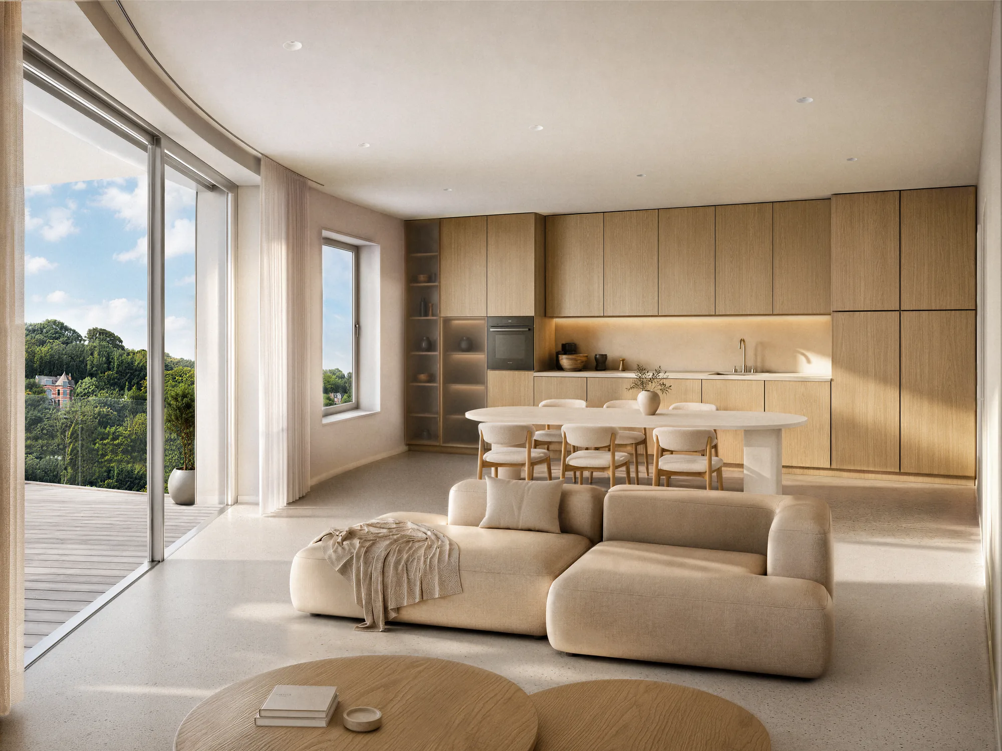 Intérieur d'un appartement Crystal Corner